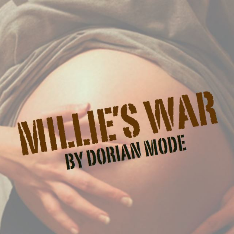 Millie's War a play by Dorian Mode. Based on historical events, Millie's War is set in the 1980s when a number of women attempted to join official ANZAC Day marches across Canberra to commemorate women raped in war. 